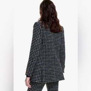 Joe Fresh Black and White Tweed Blazer